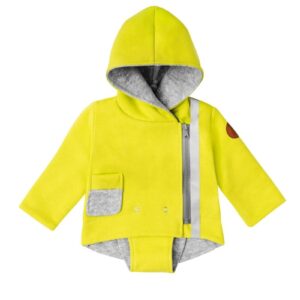 Kurteczka niemowlęca bawełniana z dopinanym Patentem, Limonka