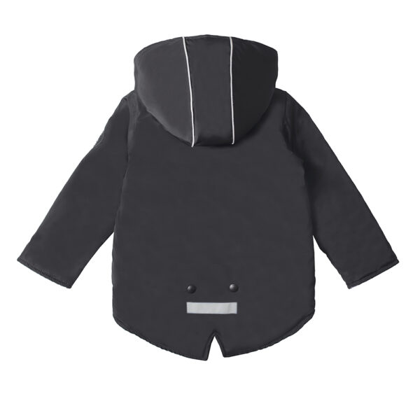 zimowa kurtka dla dzieci w kolorze czarnym