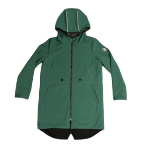 zielony płaszcz softshell
