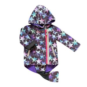 gwiazdy kurtka dziecięca przód patent