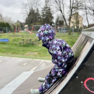 kombinezon gwiazdy na zjeźdżalni kombinezon softshell dla dzieci we wzór gwiazdy