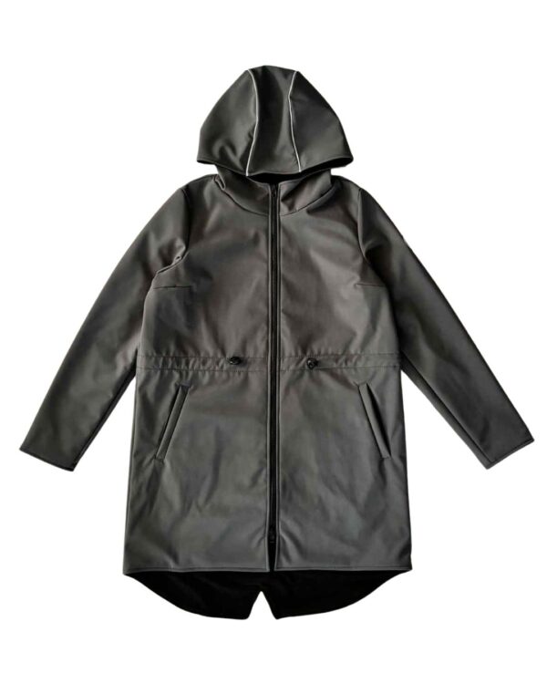 damski płaszcz softshell szary