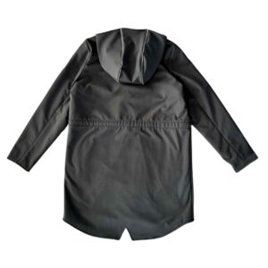 damski płaszcz softshell szary tył
