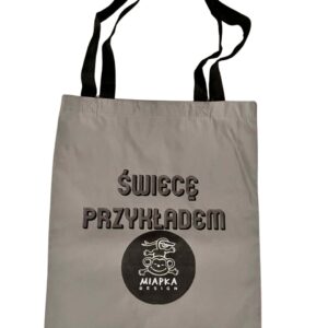 odblaskowa torba shopperka Świecę Przykładem